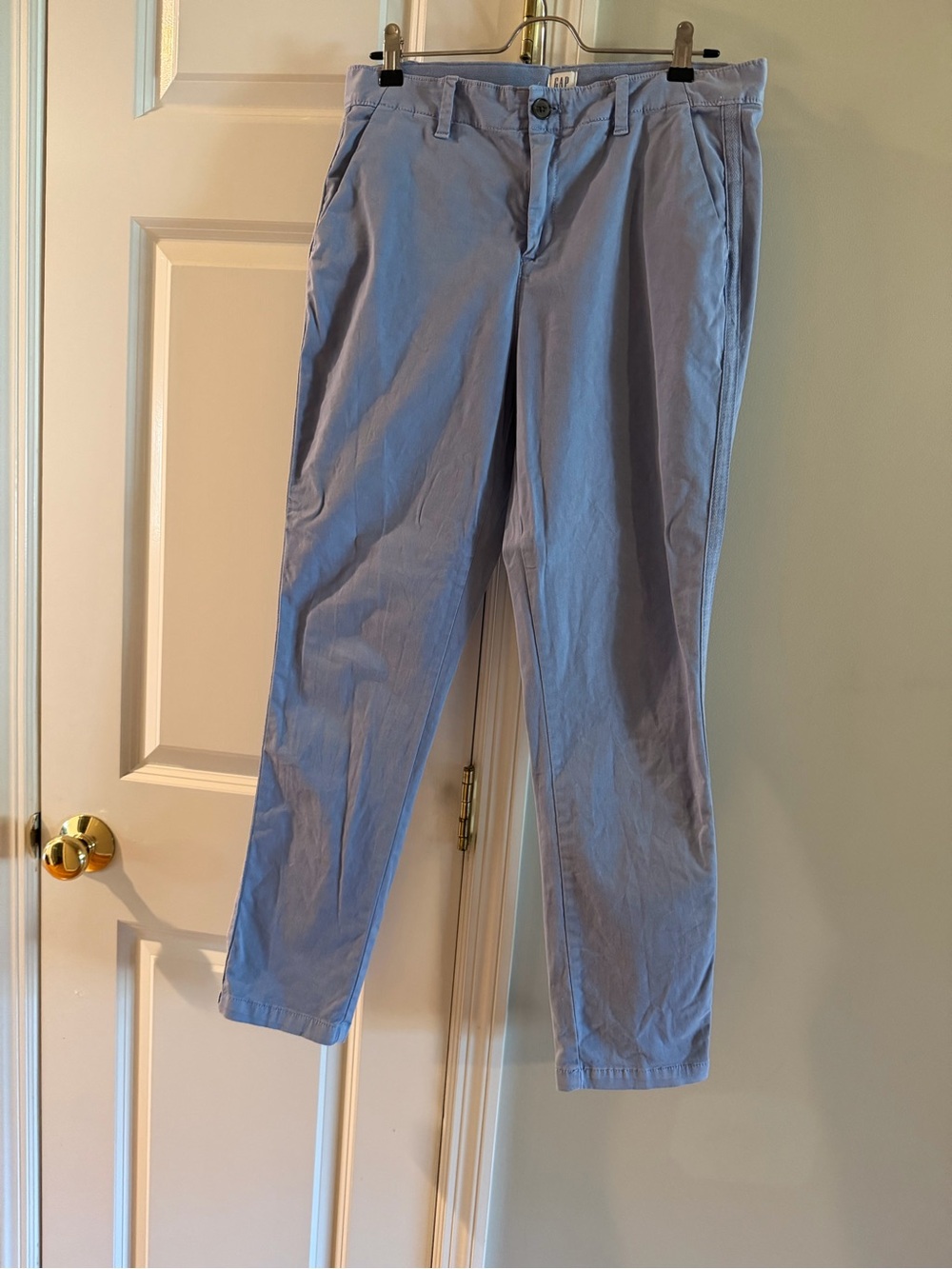 GAP Light Blue Girlfriend Chino Pants